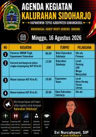 AGENDA 16 AGUSTUS 2026
